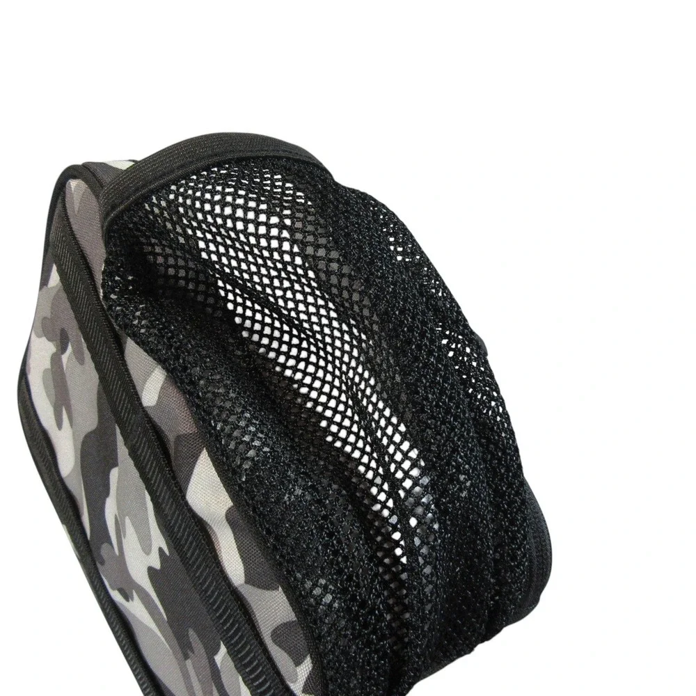 Pottery Barn Kids Lunch Box OS Gray Camo Insulated‎ Lunch Bag Pockets